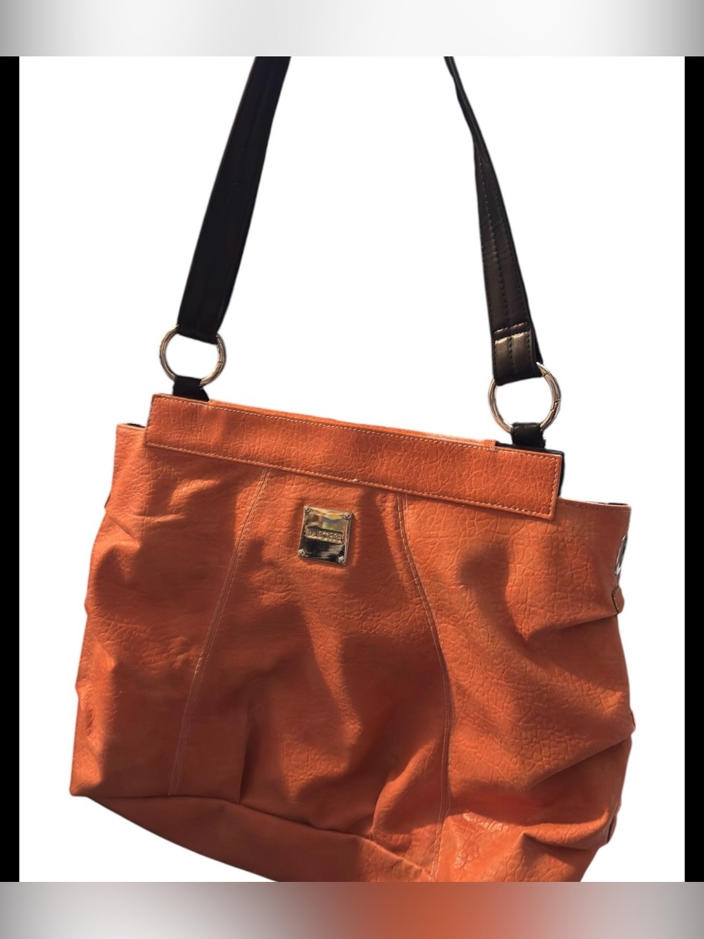 Miche Orange Shoulder Bag with Black Strap